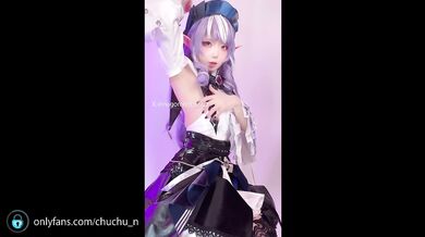 Perverted Japanese girl has a climax while using a machine in cosplay.【Zenless Zone Zero】