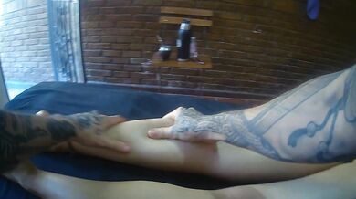 She Came For a Massage and Ended Up Drenching the Whole Table.