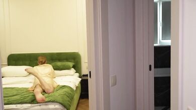 Fucked skinny mistress right in the bathroom