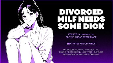Erotic Audio ASMR | Divorced Milf is Desperate for the Handyman's Dick | Blowjob, Creampie, Roleplay