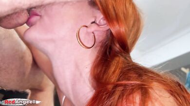 POV Sloppy MILF Deepthroat: Saliva Mess to Bedtime Facial Blast!