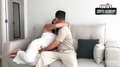 My cute roommate and I couldn't resist to fuck