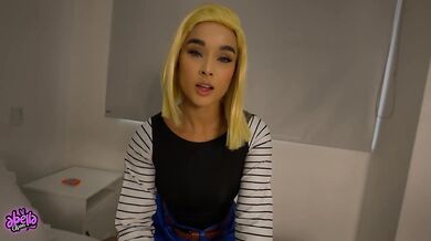 ANDROID 18 from DBZ loves to FUCK and swallow tons of CUM! POV