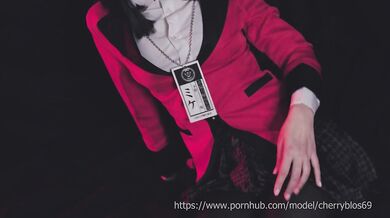 [Cherryblos69] Kakegurui Jabami yumeko cosplay gets fucked Part 2 END