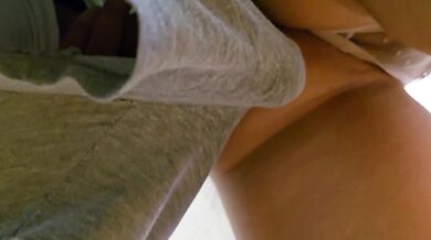 OMG!!! Almost SEEN by Rail Passengers when this Wanderer Ejaculate inside my Panties without asking