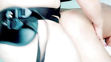 Cuckold opens his ass for milf femdom to fuck hard.