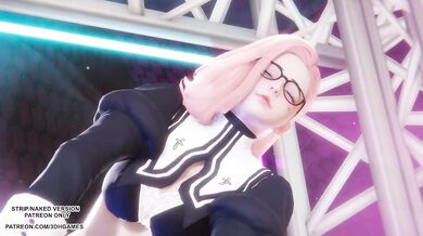 [MMD] Love It - Seraphine Sexy Kpop Dance League of Legends Hentai Uncensored 4K 60FPS