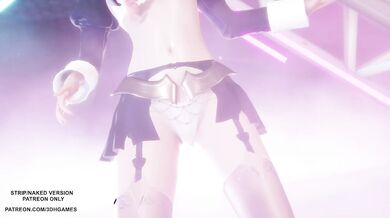 [MMD] Love It - Seraphine Sexy Kpop Dance League of Legends Hentai Uncensored 4K 60FPS