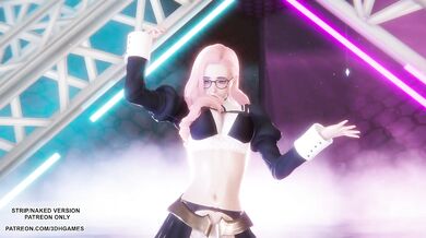 [MMD] Love It - Seraphine Sexy Kpop Dance League of Legends Hentai Uncensored 4K 60FPS