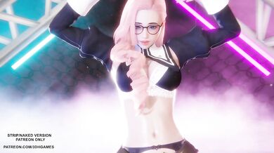 [MMD] Love It - Seraphine Sexy Kpop Dance League of Legends Hentai Uncensored 4K 60FPS