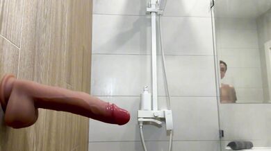 Slim Silhouette Slides Slowly Through Steam