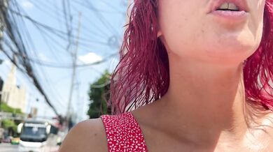 Even if the sun is hot, is not that bad