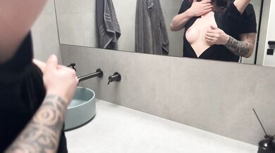 I’m fucking my friend’s boyfriend in the bathroom while she’s on her morning run