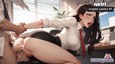 Four-Penised Office Orgy: Creamy Cum Drenches Secretary