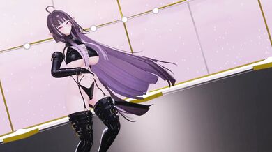 Nude Elf VTuber Dances For Us | King Hentai MMD