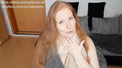 Curly_Dreams Ficksahne gegen Halsschmerzen - Spritz mir ins Gesicht bevor deine Frau nachhause kommt
