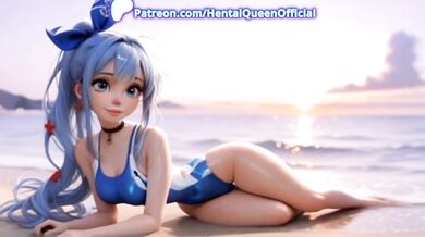 CUM OVERLOAD UNLEASHED IN GLOSSY BEACH FANTASY