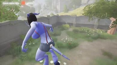 The goblin's dirty cock was in the noble, innocent pussy of the princess girl. 3D. part 2
