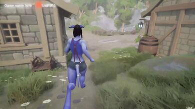 The goblin's dirty cock was in the noble, innocent pussy of the princess girl. 3D. part 2