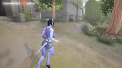 The goblin's dirty cock was in the noble, innocent pussy of the princess girl. 3D. part 2