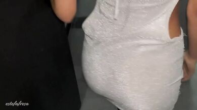Mira how she moves her ass while my cock is in her vagina