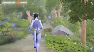 She was looking for huge cocks and now she's being fucked in the pussy and ass by two huge cocks on a bridge