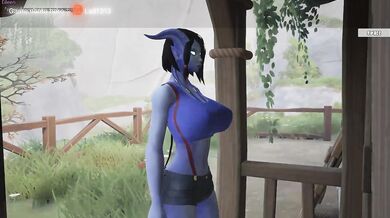 She was looking for huge cocks and now she's being fucked in the pussy and ass by two huge cocks on a bridge