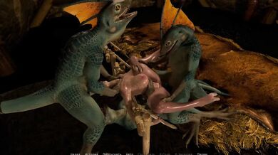 They are having a sperm ritual and they have found a female to mate with.