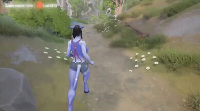 She was looking for huge cocks and now she's being fucked in the pussy and ass by two huge cocks on a bridge. part 2