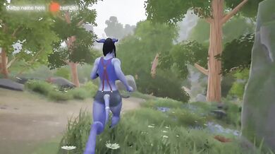She was looking for huge cocks and now she's being fucked in the pussy and ass by two huge cocks on a bridge. part 2