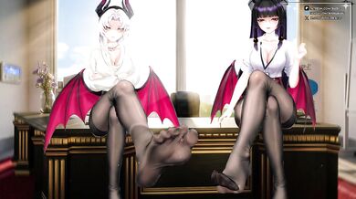 [2 VTubers] Your Boss and Her Assistant are Succubi?! They Want You for Hot Overtime