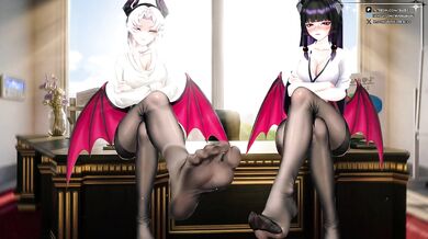 [2 VTubers] Your Boss and Her Assistant are Succubi?! They Want You for Hot Overtime