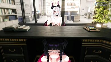[2 VTubers] Your Boss and Her Assistant are Succubi?! They Want You for Hot Overtime