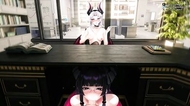 [2 VTubers] Your Boss and Her Assistant are Succubi?! They Want You for Hot Overtime