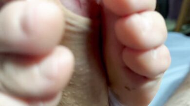 I'll masturbate your penis with my feet so you can have a really good orgasm