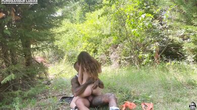 I'm fucking an 18-year-old in the ass in the woods