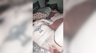 cumming alone while my husband works
