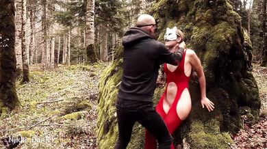 Naughty Litte Red Riding Hood and the Hot Big Bad Wolf in the Forest