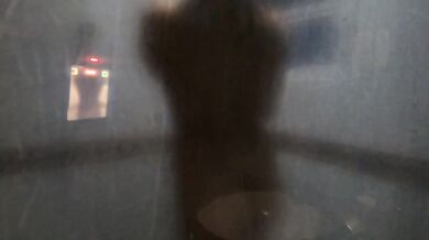 We finished having sex and she's still touching herself in the shower