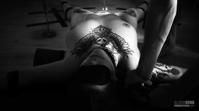 Sin trusted me with fire for her BDSM session - Wax play