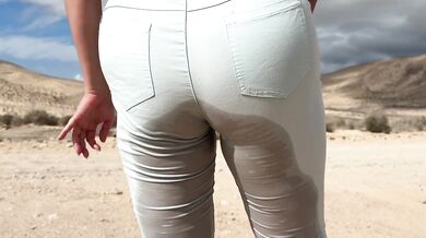 SUNSHINE_NUDE SHOCKS PUBLIC WITH URGENT OUTDOOR WETTING PANTS