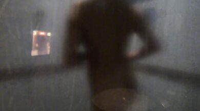 Look how my girlfriend takes a bath - she has a nice ass