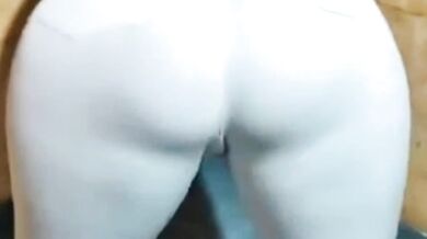 BIG ASS LATINA IGNORES EVERY WORD, MOVES COCK WILD AND DEEP