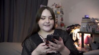 Porn story - they share a cum-filled kiss together after a sweet pegging