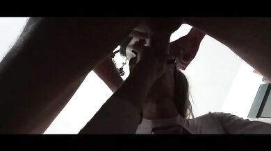 Pounding cock fuels massive cum explosion in compilation