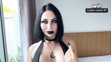 Gothic MILF on vacation: your NEW girlnextdoor will take your SOUL and all your SPERM! Full video