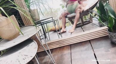 We wanted to make love outside