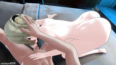 hotel sex with Evelyn (zenless zone zero)