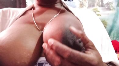 EBONY WITH BIG TITES PLAY BEFORE MASTERBATE CLOSE UP FOR DADDY