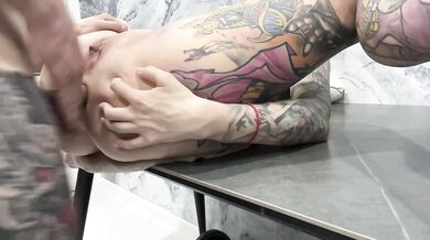 That creamy little ass makes me cum inside.